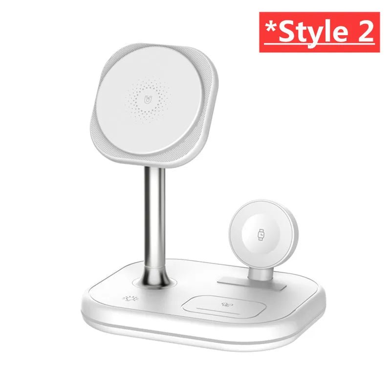 3 In 1 Magnetic Wireless Charger Stand For Magsafe iPhone 16 15 14 13 Pro Max Apple Watch 9 8 AirPods Pro Fast Charging Station - Total Finds Co LLC