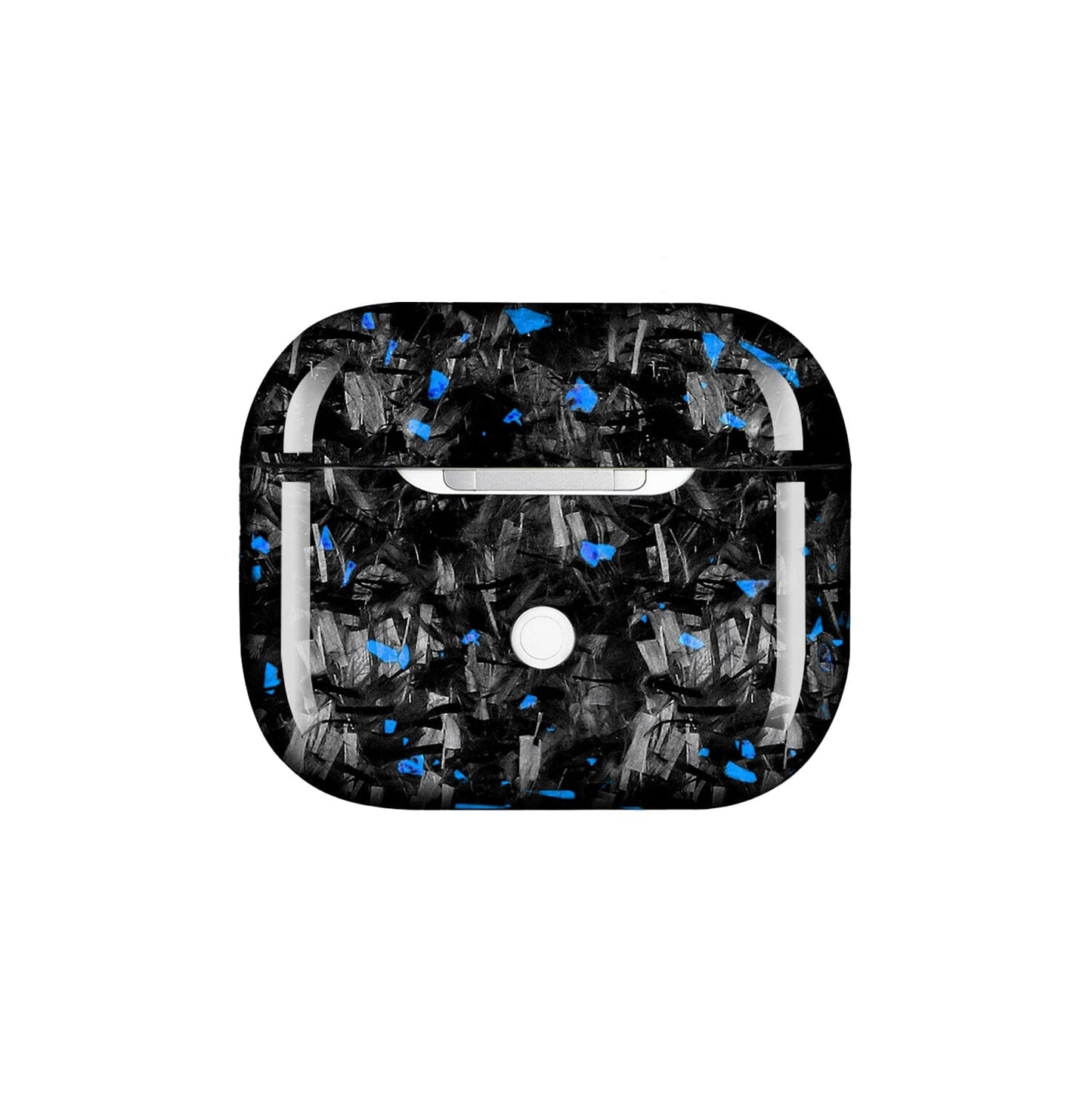 Apple AirPods | Blue Flake Real Forged Carbon Fiber Case - Total Finds Co LLC