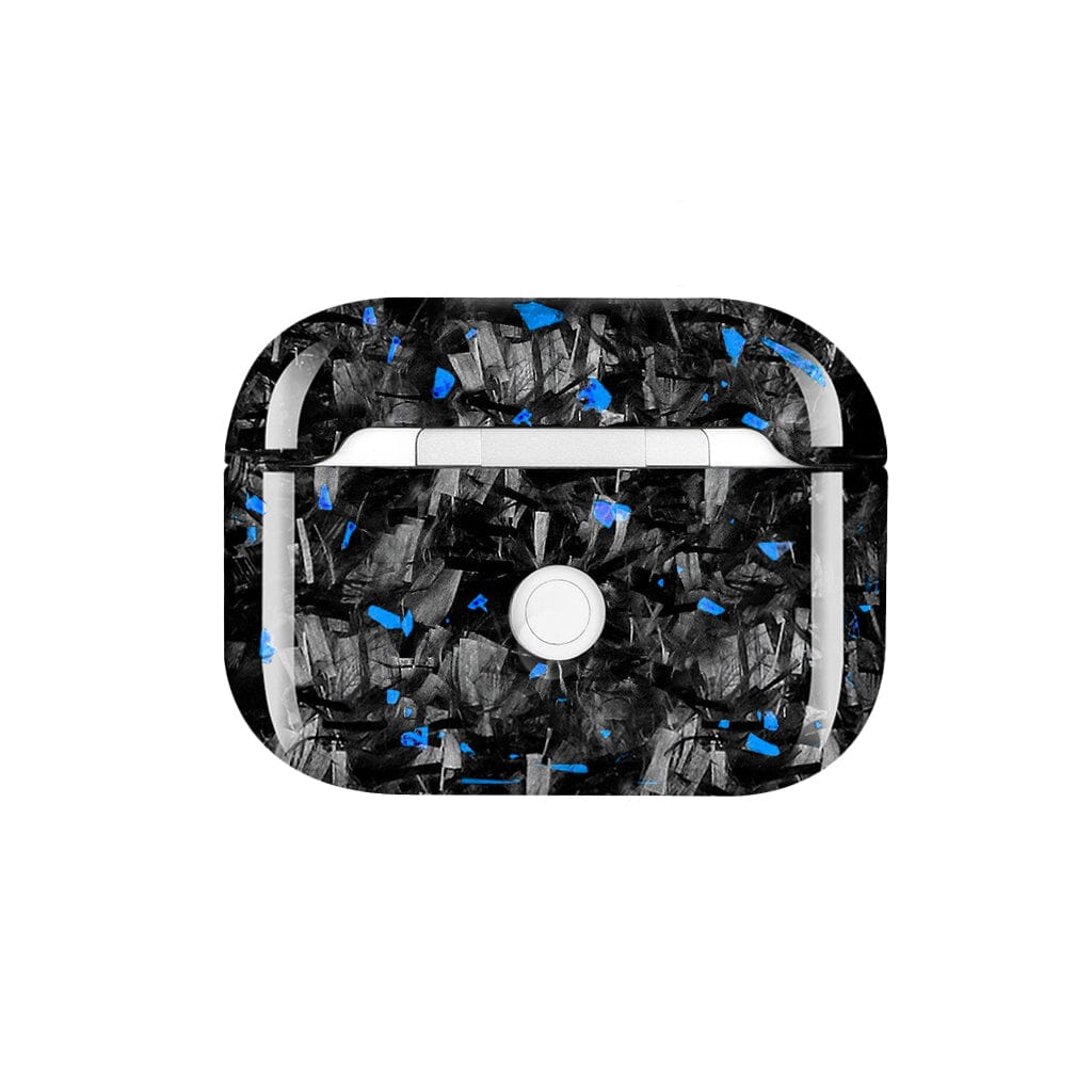 Apple AirPods | Blue Flake Real Forged Carbon Fiber Case - Total Finds Co LLC