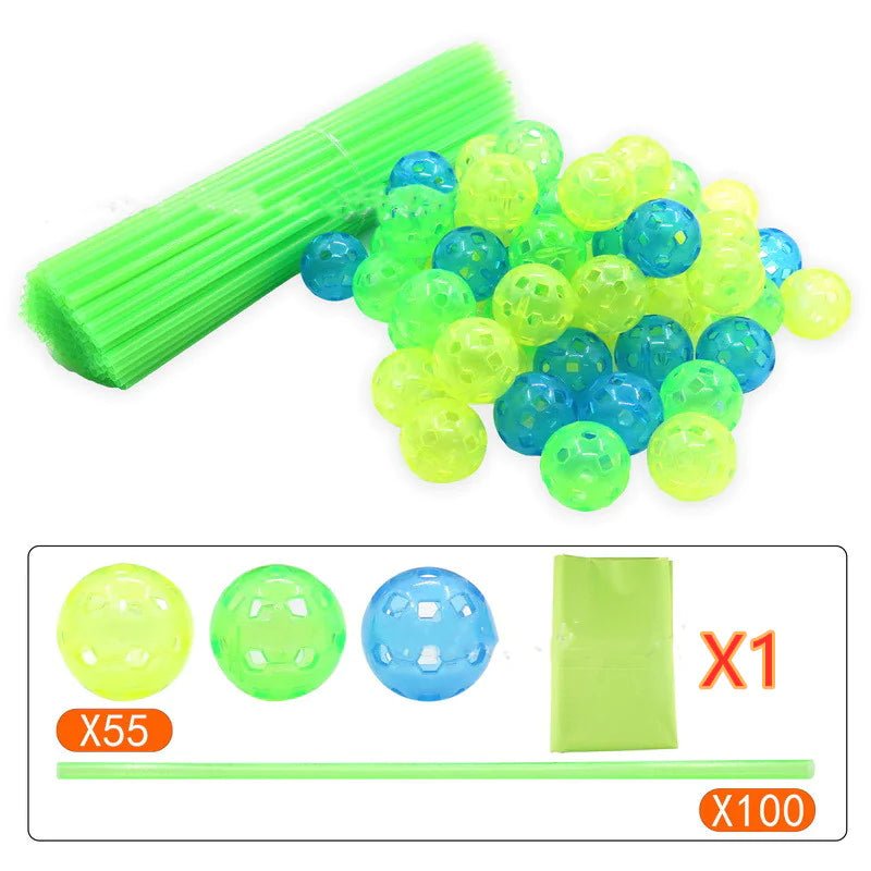 Children's Bead Tent Fort Building Kit Toy - Total Finds Co LLC