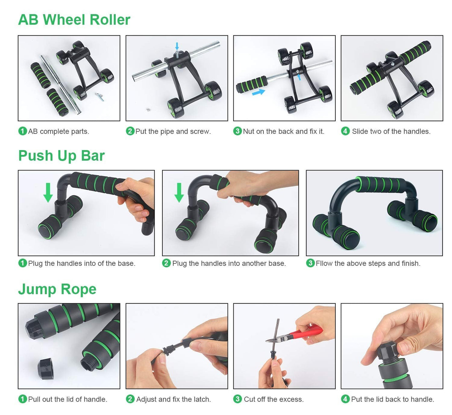 10 - in - 1 Fitness Kit - Total Finds Co LLC
