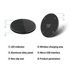 15W Fast Wireless Charger Pad - Total Finds Co LLC