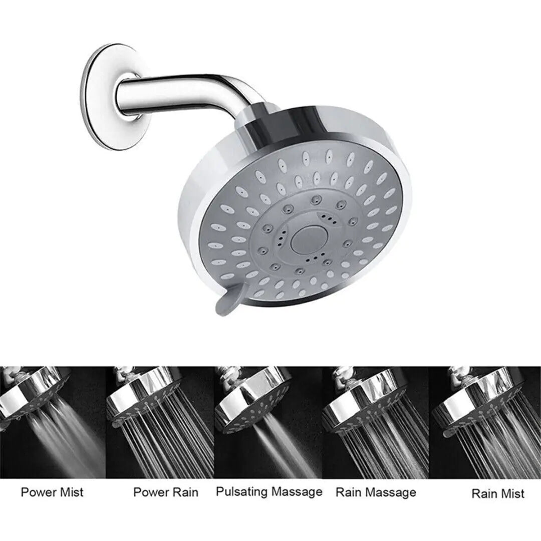 Shower Heads Handheld Spray High Pressure Adjustable Showerhead Top Spray Bath - Total Finds Co LLC