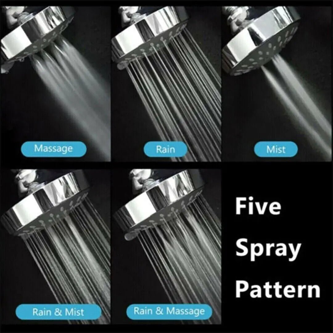 Shower Heads Handheld Spray High Pressure Adjustable Showerhead Top Spray Bath - Total Finds Co LLC