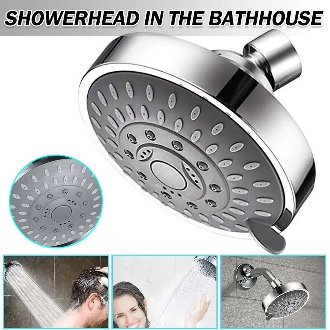Shower Heads Handheld Spray High Pressure Adjustable Showerhead Top Spray Bath - Total Finds Co LLC