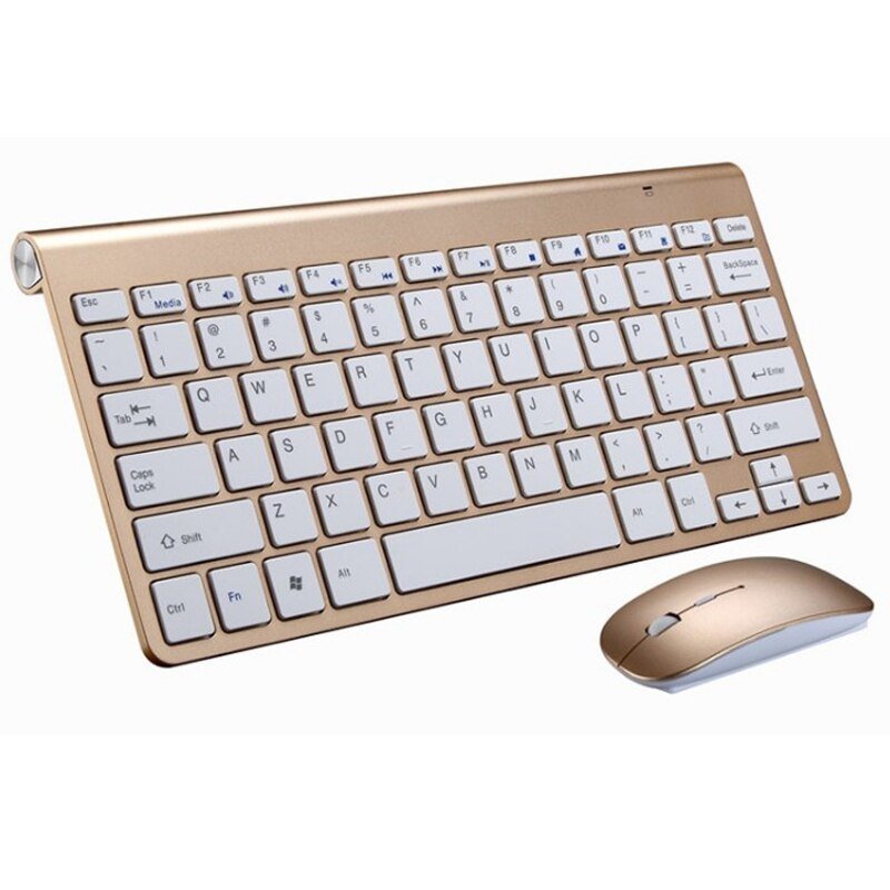 2.4 GHz Wireless Mini Keyboard And Optical Mouse Set - Total Finds Co LLC