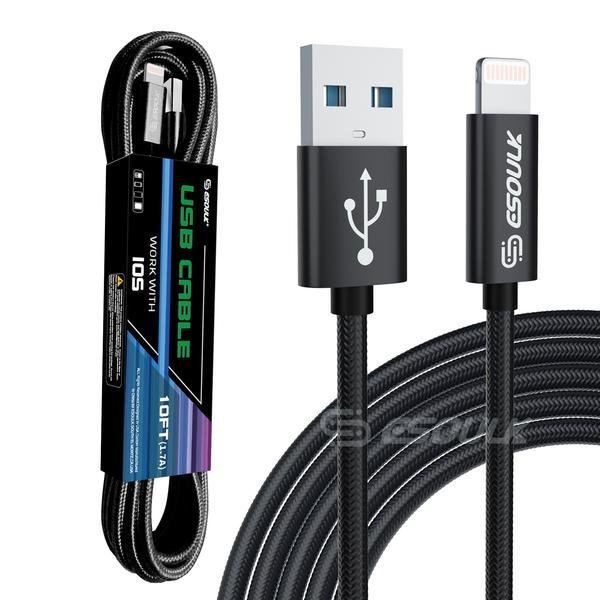 10FT USB Cable For IPhone XS/XR/XS MAX 1.7A - Total Finds Co LLC