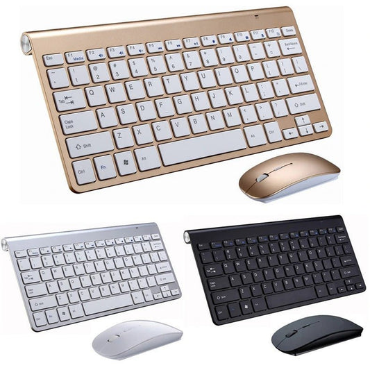 2.4 GHz Wireless Mini Keyboard And Optical Mouse Set - Total Finds Co LLC