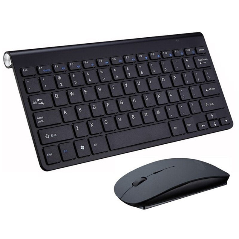 2.4 GHz Wireless Mini Keyboard And Optical Mouse Set - Total Finds Co LLC
