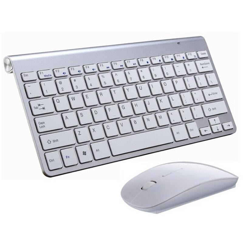 2.4 GHz Wireless Mini Keyboard And Optical Mouse Set - Total Finds Co LLC