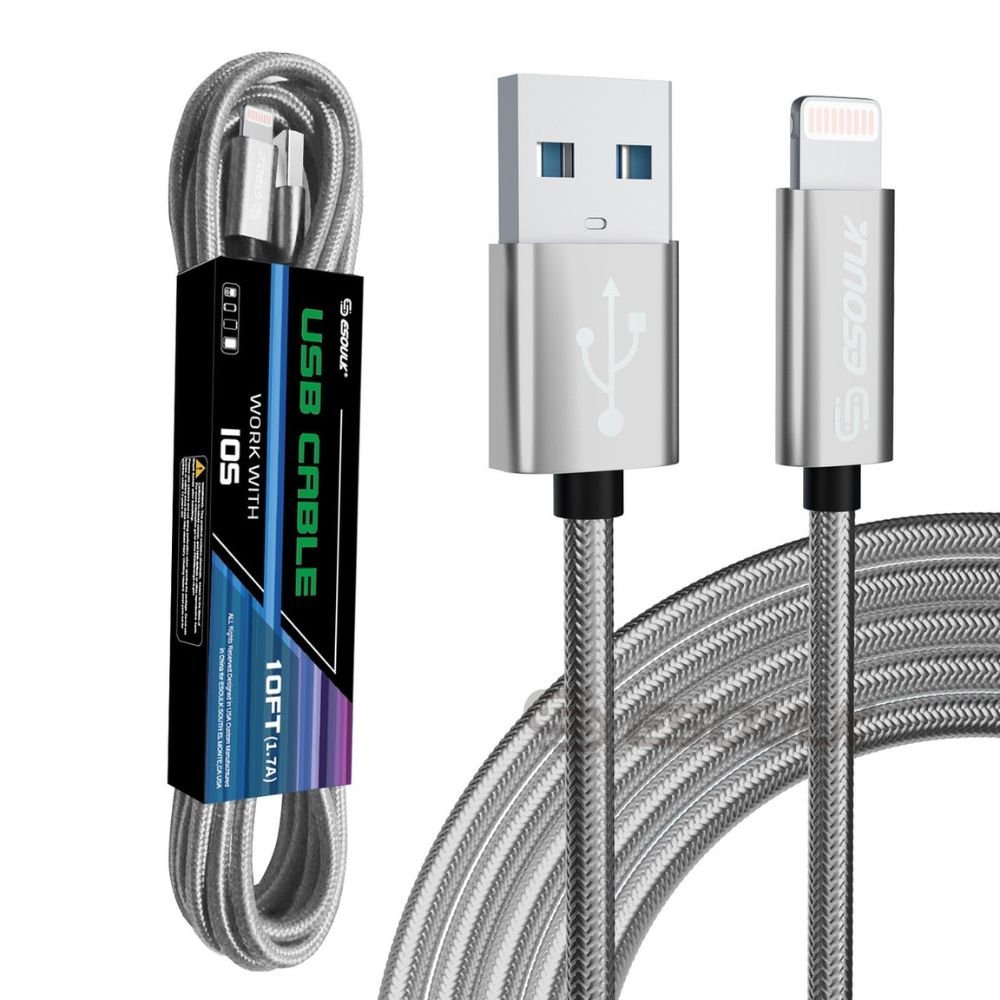10FT USB Cable For IPhone XS/XR/XS MAX 1.7A - Total Finds Co LLC