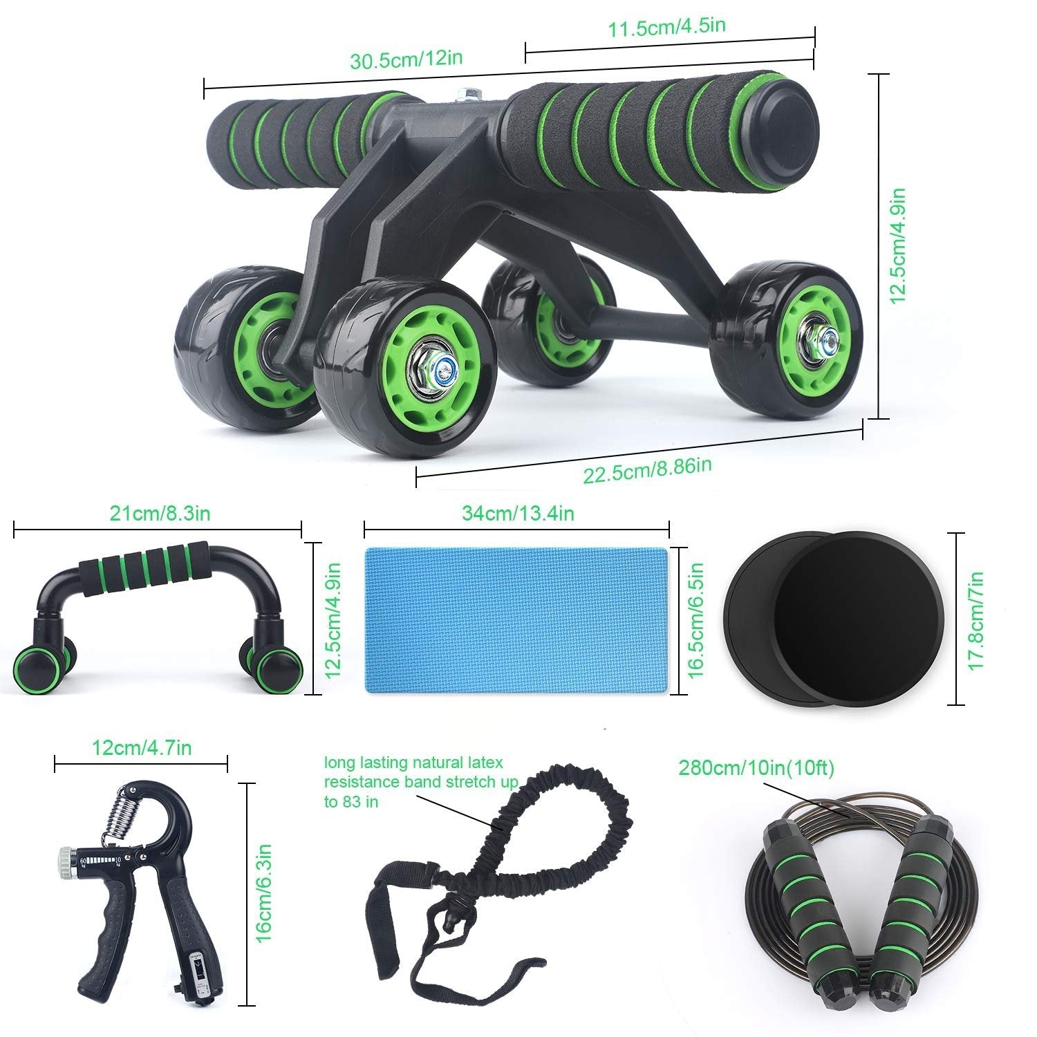 10 - in - 1 Fitness Kit - Total Finds Co LLC